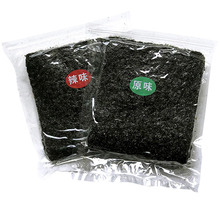 坛菜条斑即食调味大片海苔网红零食原味辣味连云港海苔紫菜