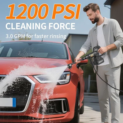 Wash Gun Watering Flowers and – Portable car washer