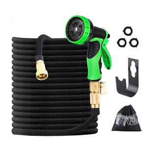 Manufacturer Cross-Border European and American Car Wash Water Gun Water Pipe Gardening Telescopic Hose Direct Sales Garden High-Pressure Watering Flower Car Washing Tool