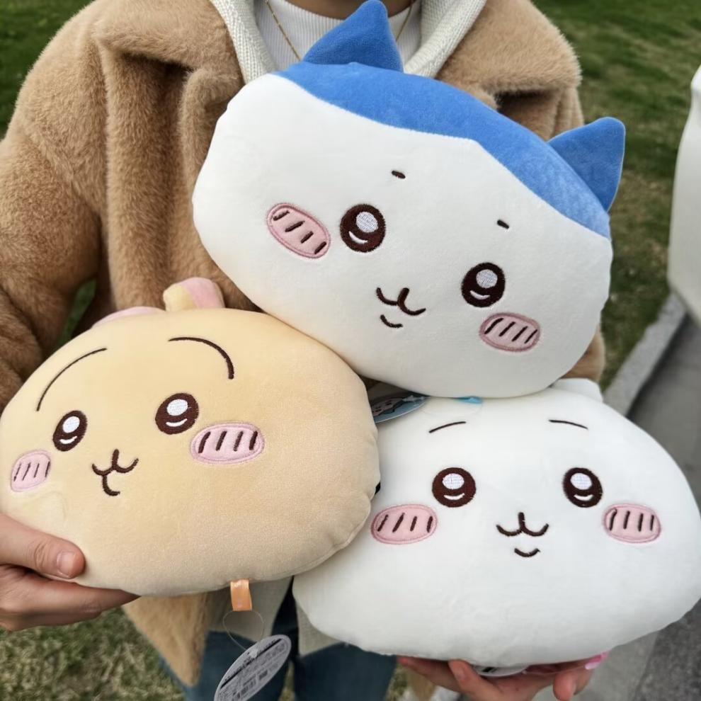Cartoon Cute Ji Yi Plush Car Headrest Neck Pillow Seat Cushion Lumbar Support Car Interior Decoration