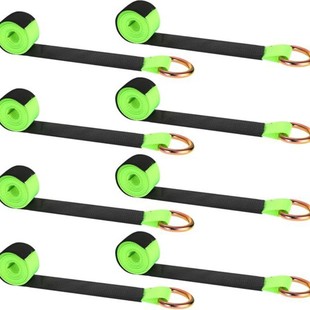 Cross-border tensioner green 8 PackLassoTowStrap2 "x8ft11000Lbs binding belt tow rope
