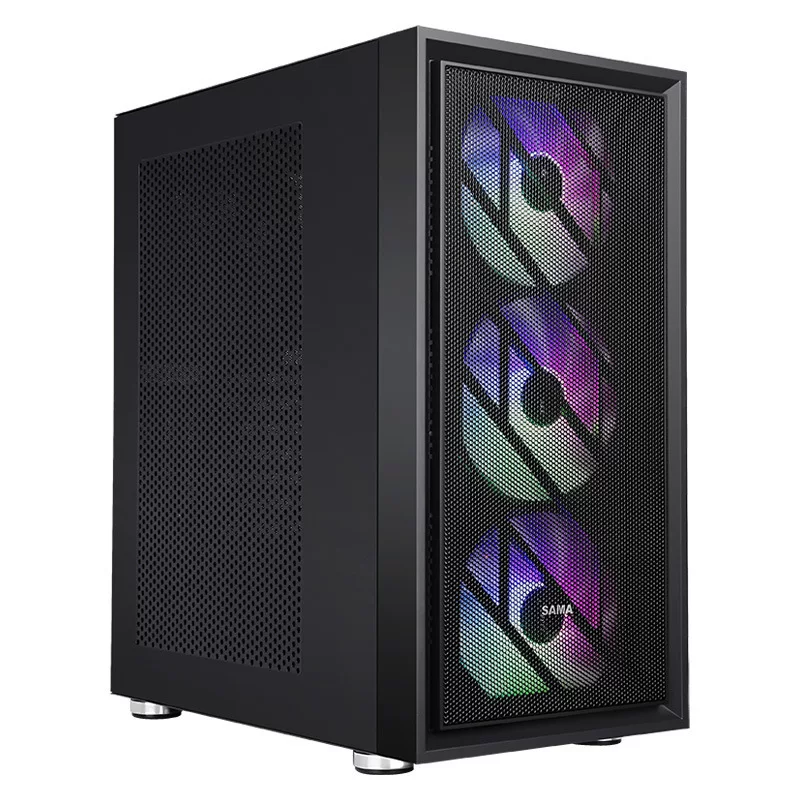 Подходит для ATX корпусов Xianma Sama Suzaku AIR — передняя панель корпуса с металлической сеткой/двухсторонними отверстиями для теплоотвода