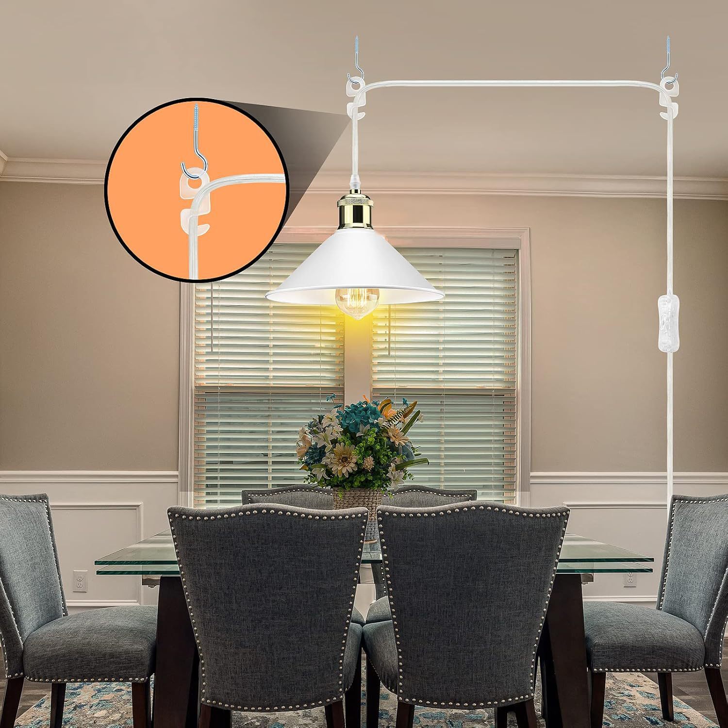 Explosión transfronteriza dedicada a Zhongshan lámparas industriales retro estadounidenses interruptor de viento enchufe lámpara de pared lámpara de techo