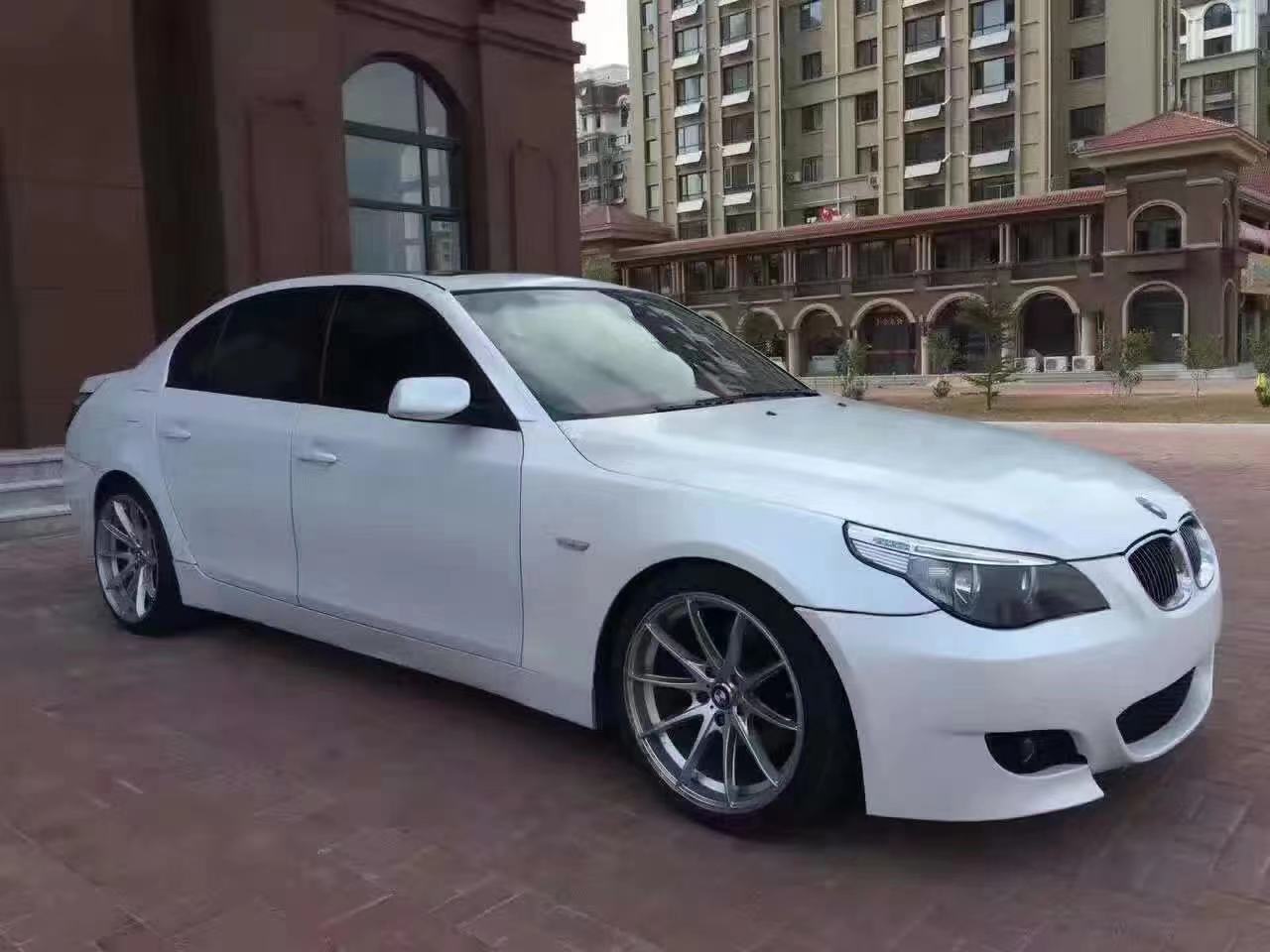 Suitable for 04-10 Bmw 5 Series Modified M5 Large Surround 1m Front and Rear Bumpers, Side Skirts, Center Grille, Rear Wing E60 Kit
