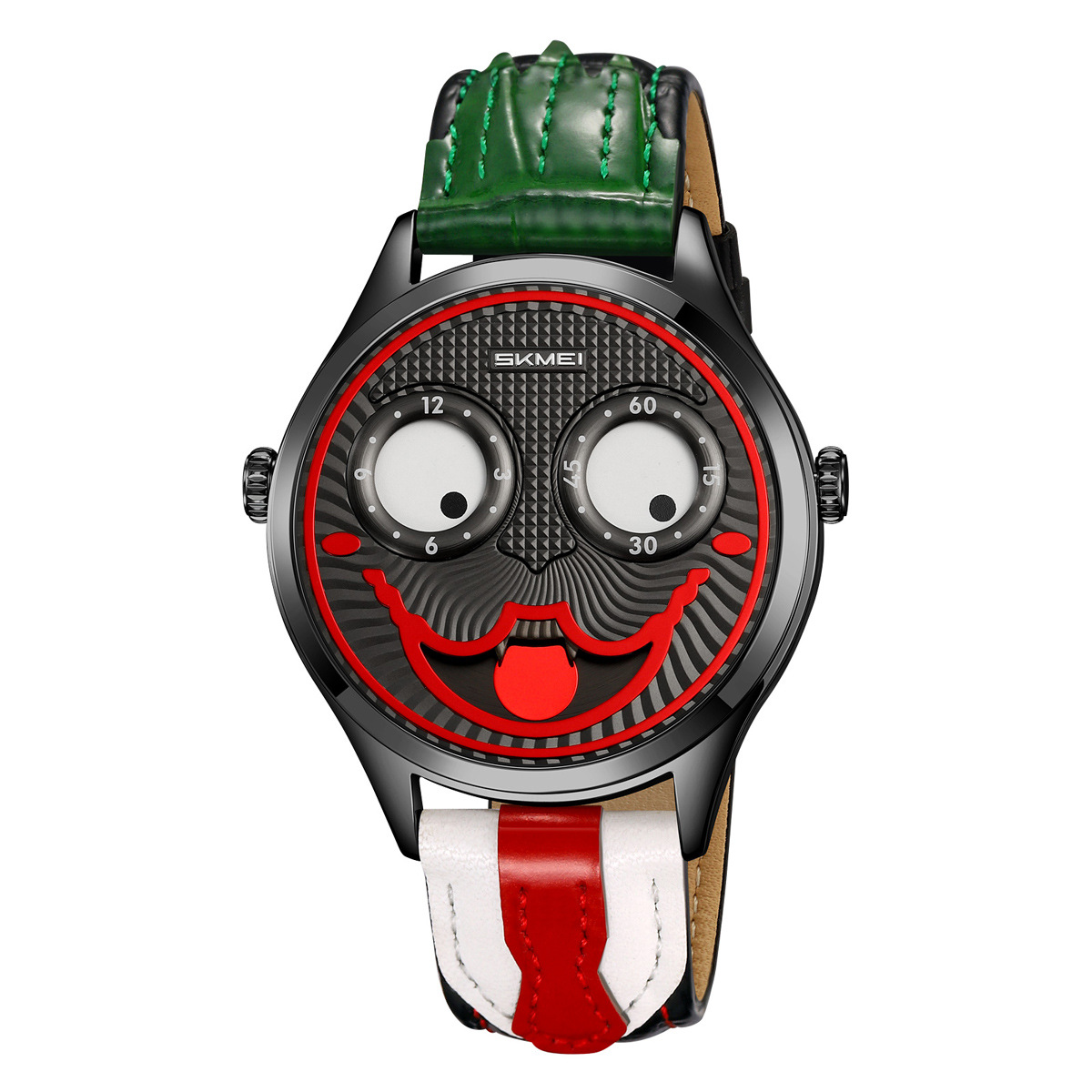 Momento clown reloj de cuarzo hombre creativo personalidad reloj de pulsera fuente de fábrica de relojes de hombre transfronterizos al por mayor