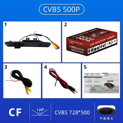 Suitable for 13/14/15 new Mercedes-Benz ML HD AHD waterproof car car reversing rear view camera CCD (Vehicle camera) - ccdcvbs