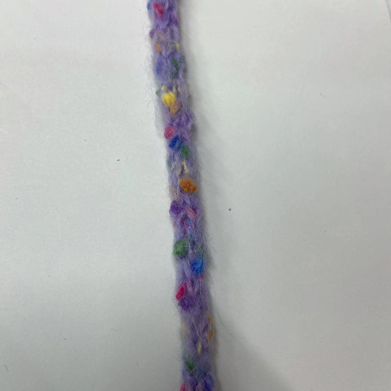 Otoño y invierno punto de onda de color entrelaces lana hueca cinta de tejido joyería pinzas de pelo accesorios de fragancia corda de sombrero