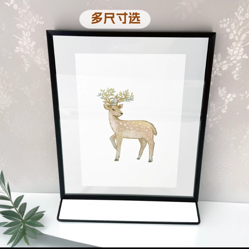 Iron metal photo frame double-sided glass 4 "× 6",5 "× 7",6 "× 10" European, American, Japanese and Korean Christmas popular Iron metal photo frame double-sided glass 4 "× 6",5 "× 7",6 "× 10" European, American, Japanese and Korean Christmas popular