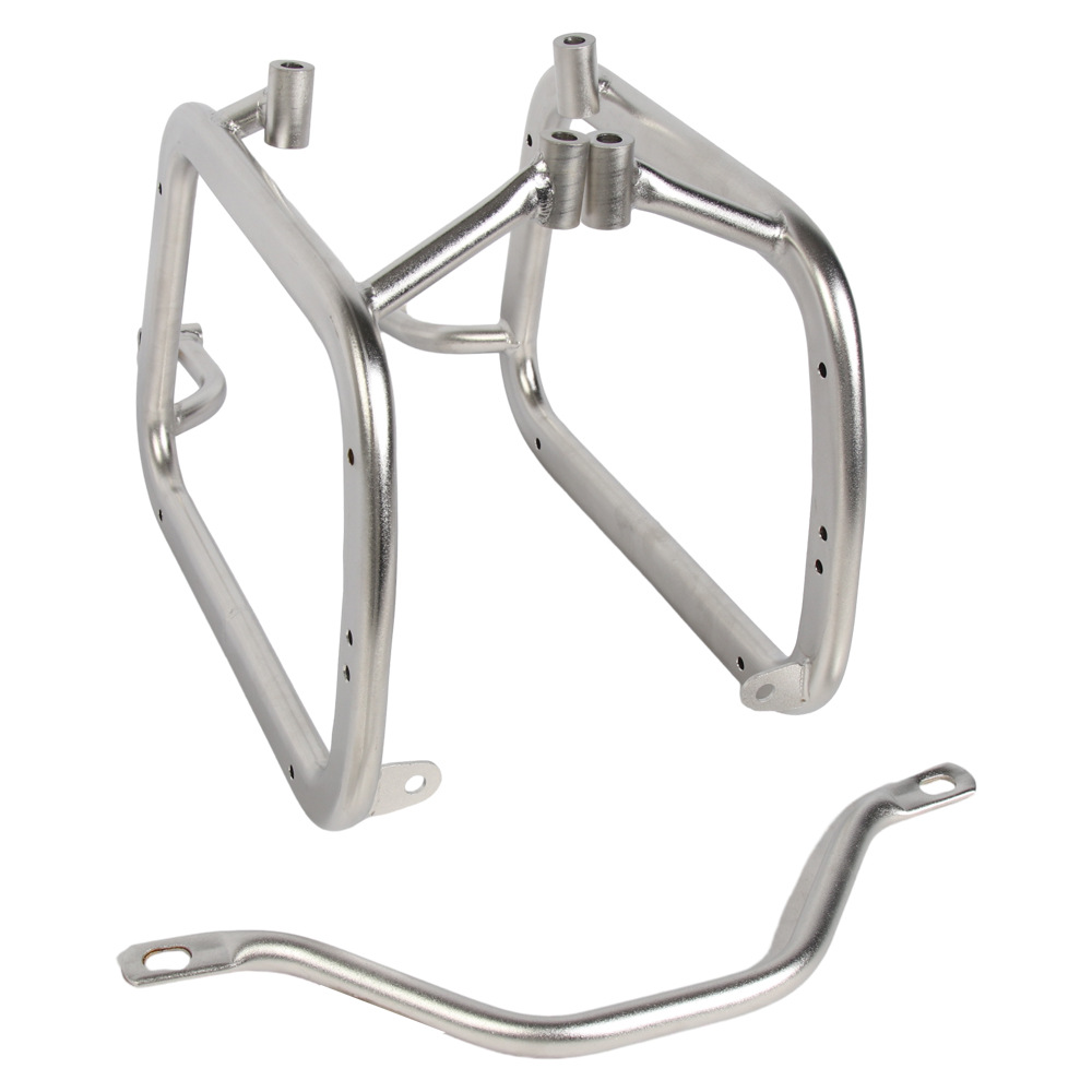 Aplicable a Kaiyue 525 motocicleta caja lateral de aleación de aluminio soporte de acero inoxidable 525 caja lateral de aleación de aluminio marco lateral fijo