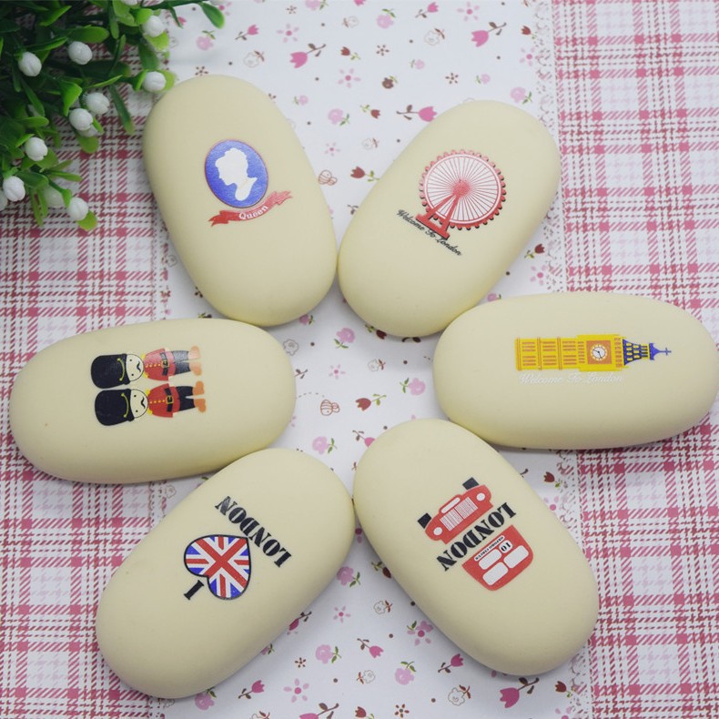 Inglés clásico guijarro forma borracha venta caliente suministro de aprendizaje fabricante precio al por mayor