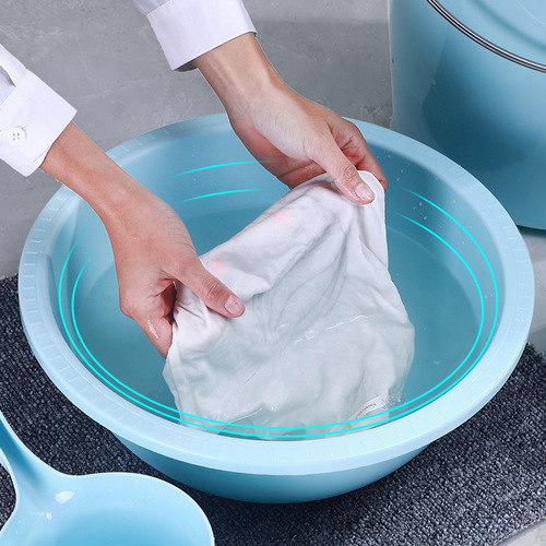 Household plastic bucket wholesale portable student dormitory set of thickened laundry bucket outdoor water storage car wash bucket