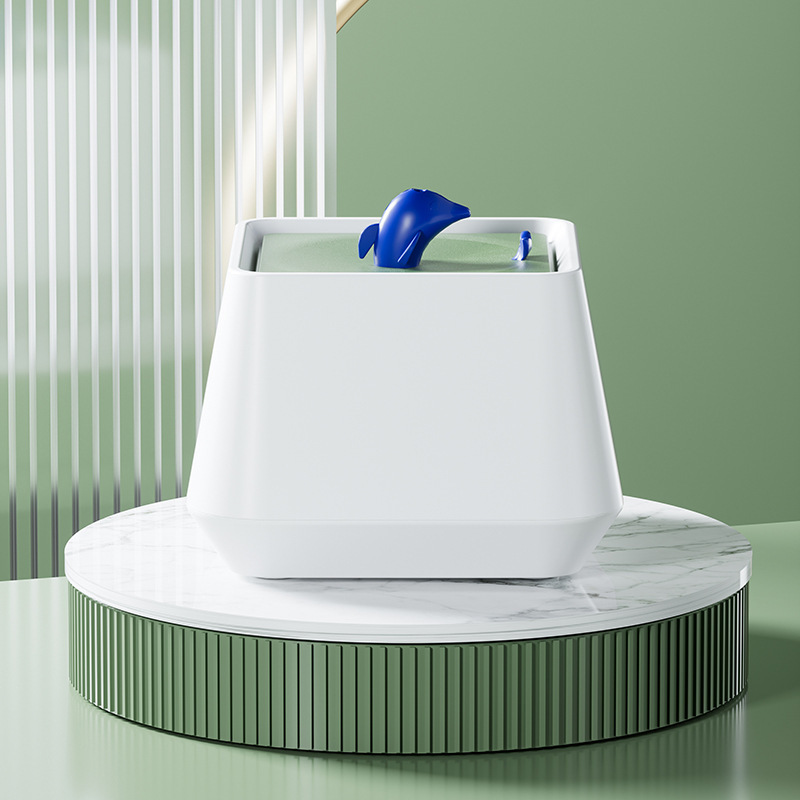 Nuevo tipo de agua potable para gatos silenciosa boca húmeda para gatos tazón de agua potable de filtro de circulación automática gran agua potable para mascotas