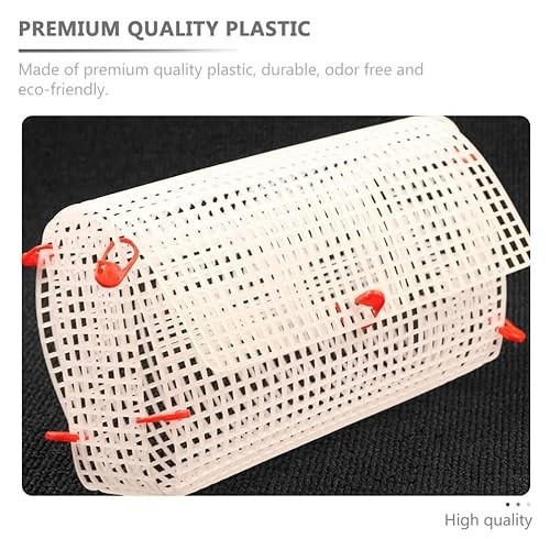 Hoja de plástico ganchillo bolsa placa de fabricación de bolsas DIY hoja de malla plástico para bolsas bordadas panel de malla