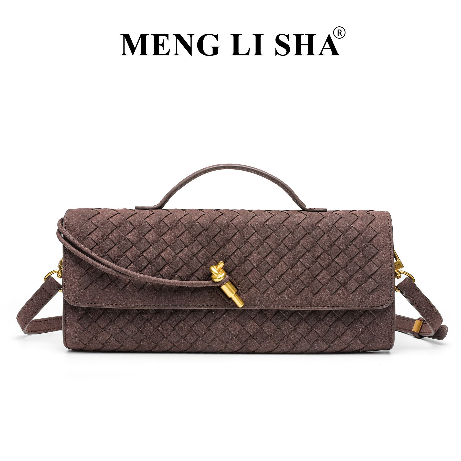 Autumn/Winter New Suede Woven Bag - Commuter Clutch Evening Bag For Women, Vintage Luxury Shoulder & Crossbody Accordion Bag - Thumbnail 8