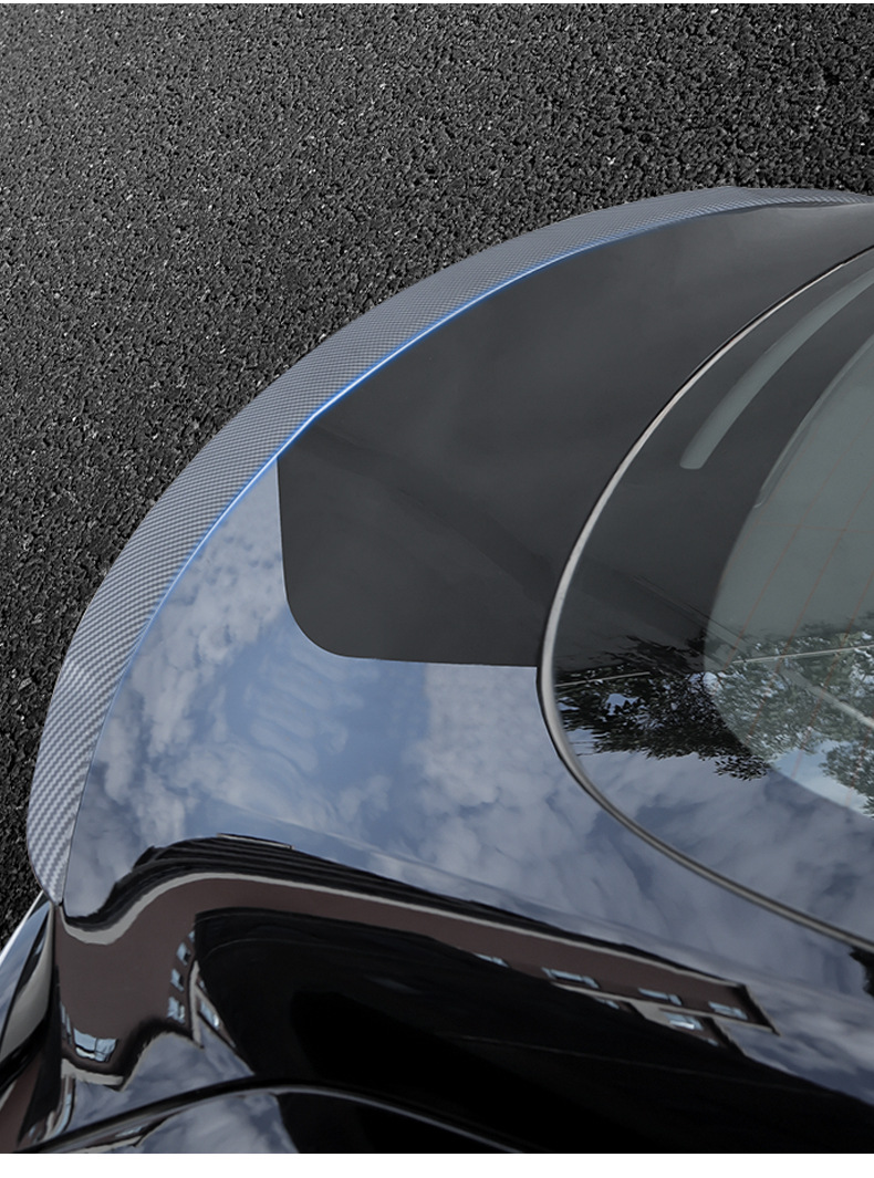 Cross-Border Sales Are Applicable to the Updated Version of Model Y Tesla Rear Wing Carbon Fiber Pattern High-Performance P Version Fixed Wing Wholesale