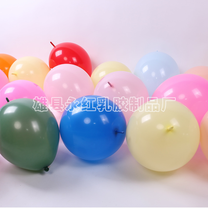 Balón de cola de 6 pulgadas / 10 pulgadas, mercado nocturno, decoración, diseño, conexión de globo, forma de dragón, globo de macarón