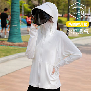 Ice Silk Sun Protection Clothing for Women 2025 New Summer Thin Uv Breathable Upf50 Jacket Cardigan Wholesale