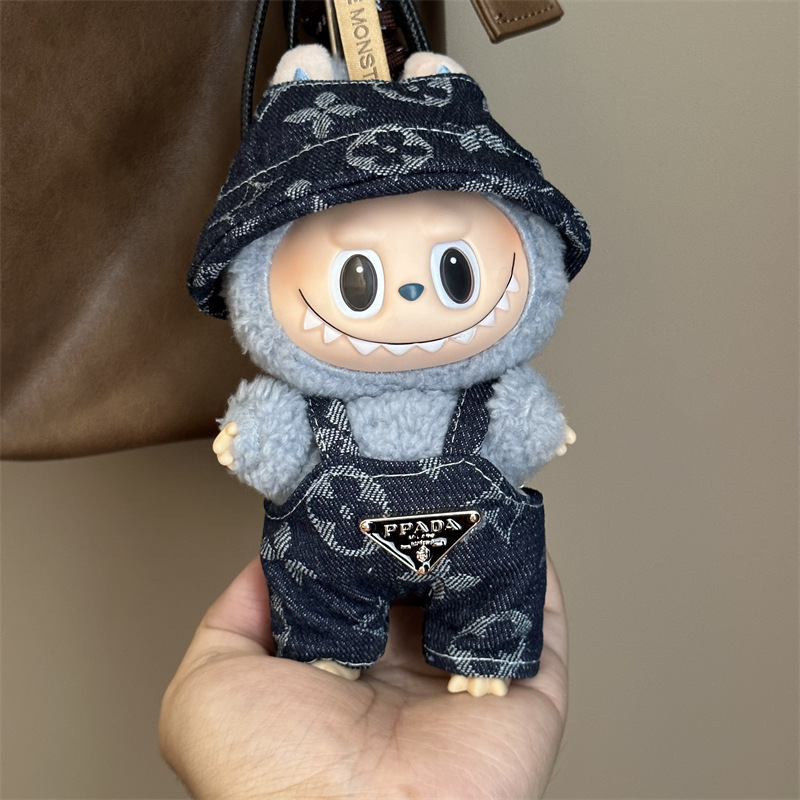 仅衣服适用labubu坐坐派对娃衣一二三代拉布布衣服套装配件饰周边|undefined