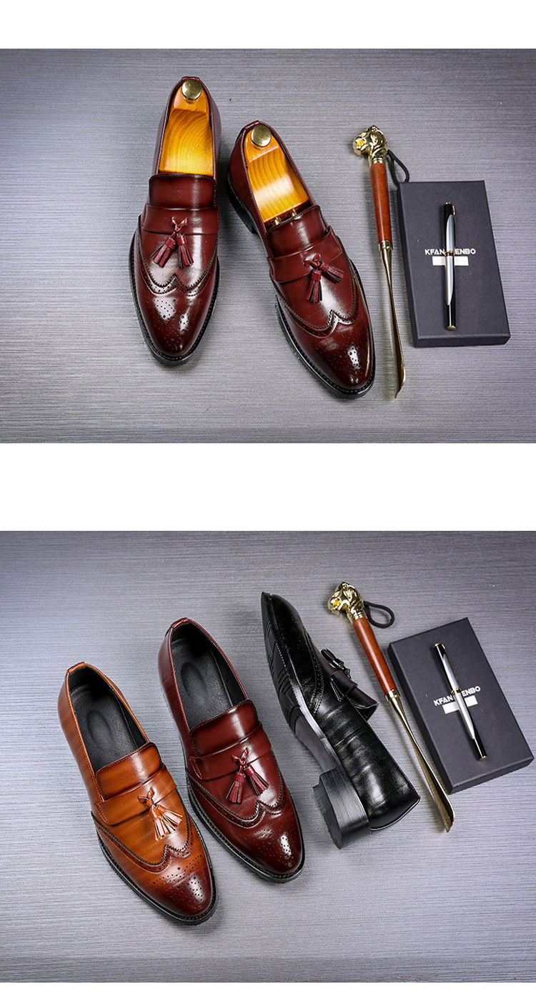 Herren Lederschuhe neue Schuhe Herren Lederschuhe Casual Fashion Quaste Herrenschuhe große Größe Herrenschuhe_voghion.com