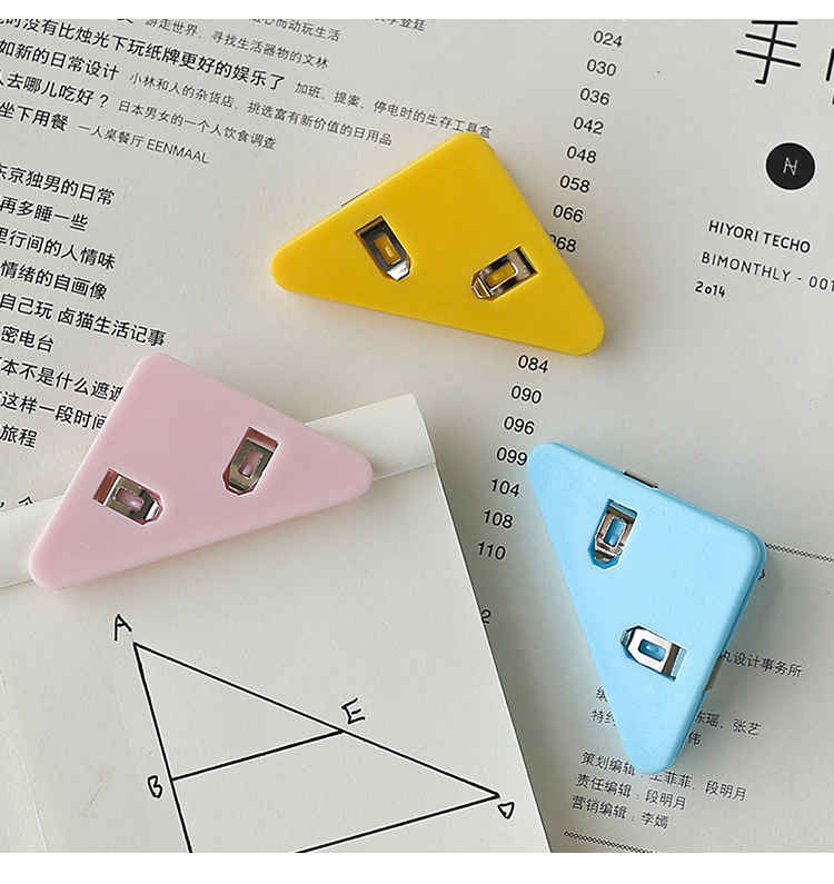 8g Weight Plastic Material Simple Transparent Triangle Clip Wholesale Nihaojewelry 2