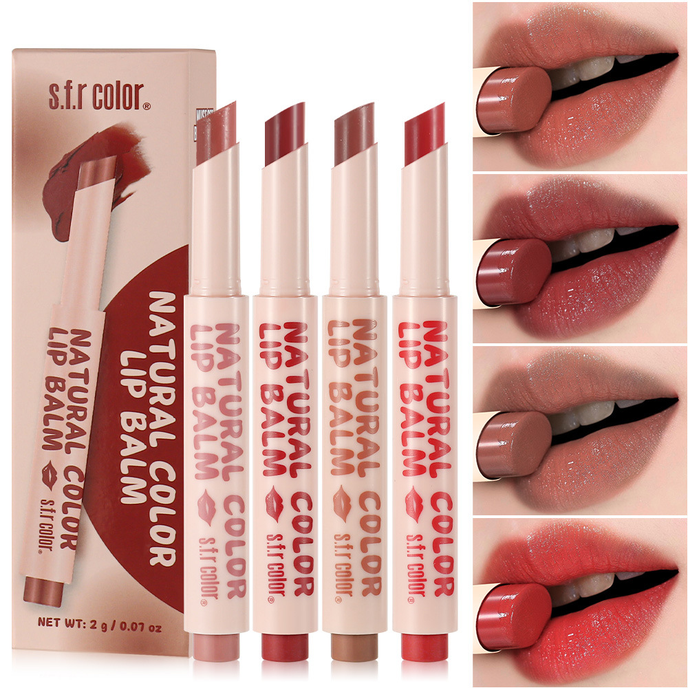 s.f.r. color fuente de fábrica natural mejora de la apariencia humectante prensado lápiz labial barata fiesta estudiantil