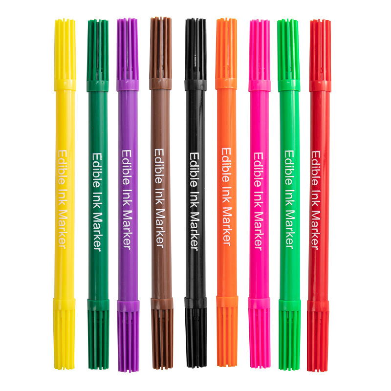 Pigment pen baking Hook pen filling edible pigment cake macaron icing biscuit fondant cartoon steamed bread Pigment pen baking Hook pen filling edible pigment cake macaron icing biscuit fondant cartoon steamed bread