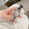 Golden fashionable watch, trend waterproof glasses, suitable for import, city style, wholesale