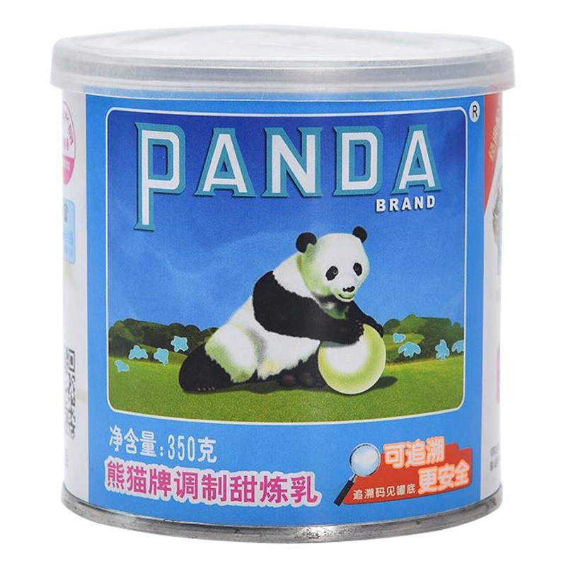 Бренд Panda Модулированное сладкое сгущенное молоко Десерт Яичный пирог Сырье Кофе Компаньон Консервы 350 г Яичный пирог Чай с молоком Материал