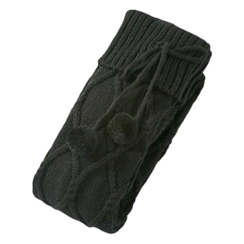 Calcetines japoneses de punto de lana de color sólido, calcetines jk de tubo largo, calcetines de piso por encima de la rodilla, calcetines calientes de otoño e invierno para mujer