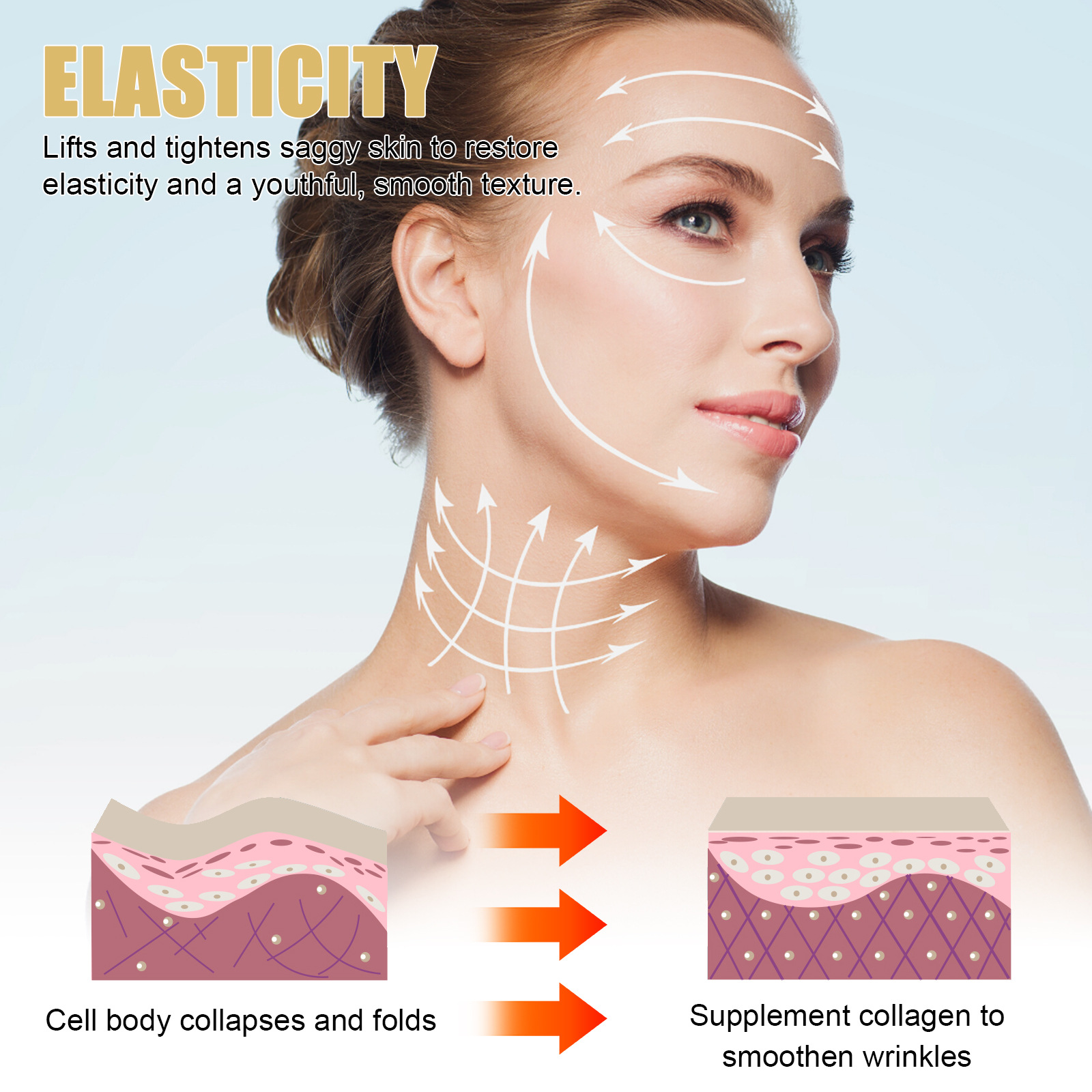 EELHOE Anti-Aging zur Schwächung feiner Gesichtslinien, zur Befeuchtung, zum Aufhellen und zum Aufhellen der Altersessenz_voghion.com