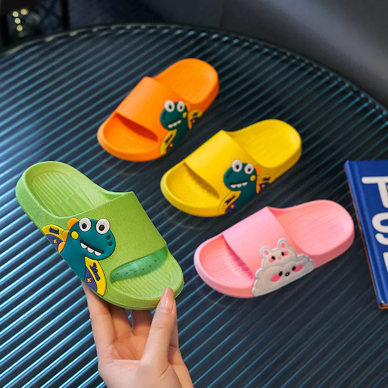 儿童拖鞋夏男童女童室内浴室防滑防水洗澡卡通可爱家居鞋凉拖鞋