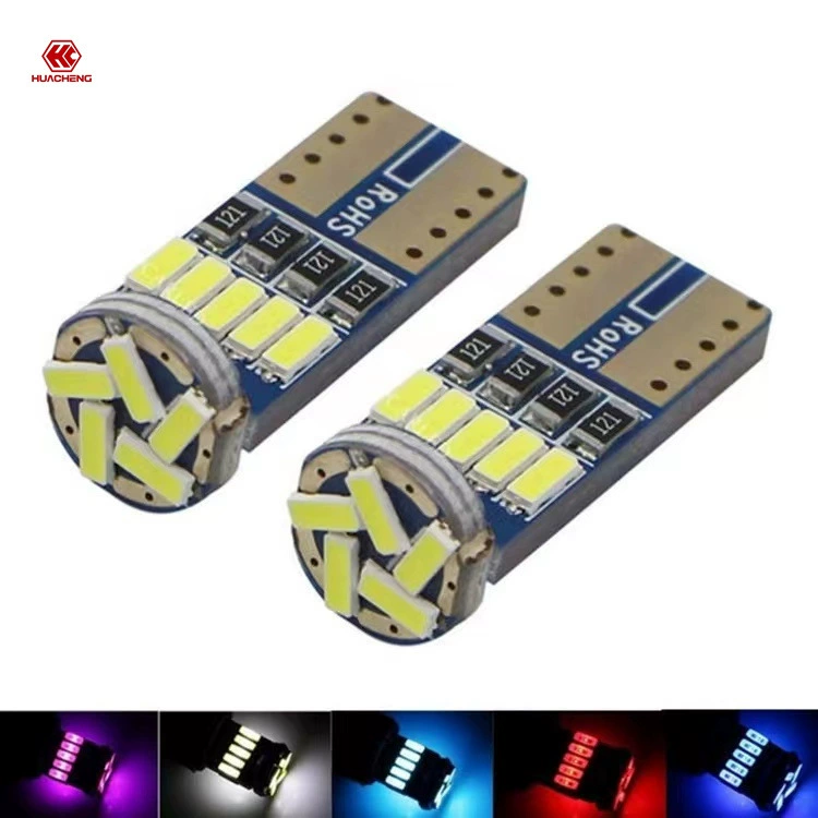 Автомобильный светодиодный свет T10 4014 15smd индикатор CANBUS W5W свет номерного знака подсветка индикатора декодирования
