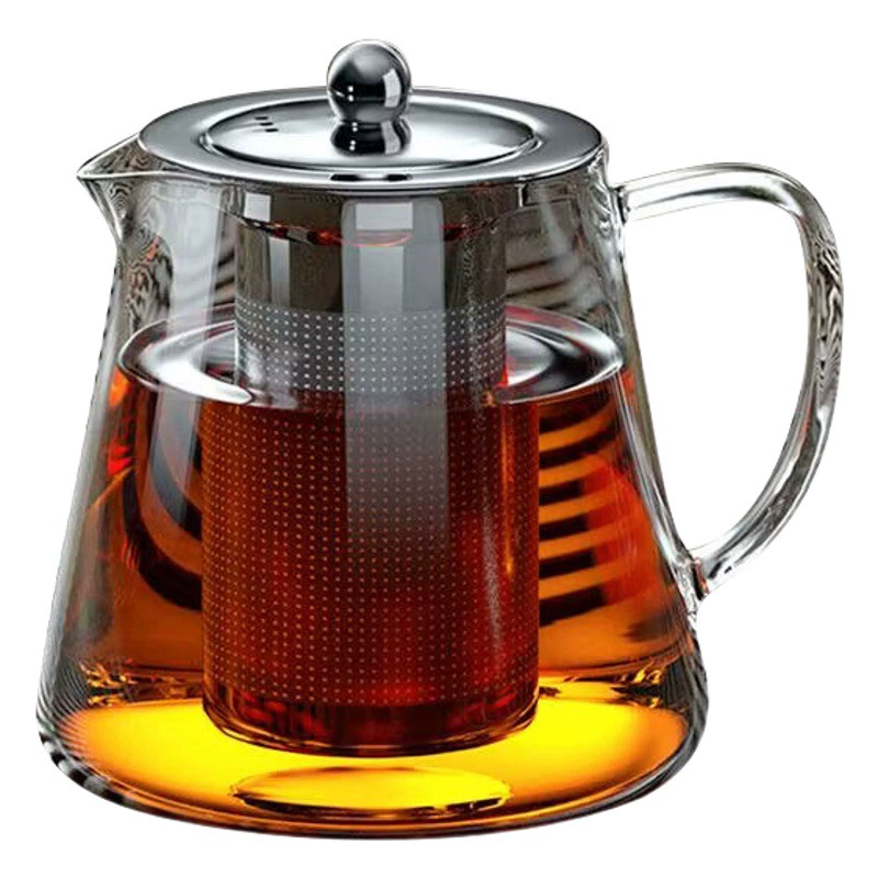 Стеклянный чайник Чайный набор костюм Бытовой ароматизированный чайник Высокотемпературный утолщенный термостойкий чайник Чайник Кипящий чайник