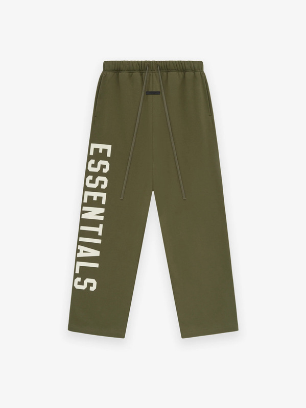 FOG FEAR OF GOD トレンディなベルベットのダブルレタープリントラウンドネックスウェットシャツカジュアルメンズとレディーススウェットシャツ|undefined