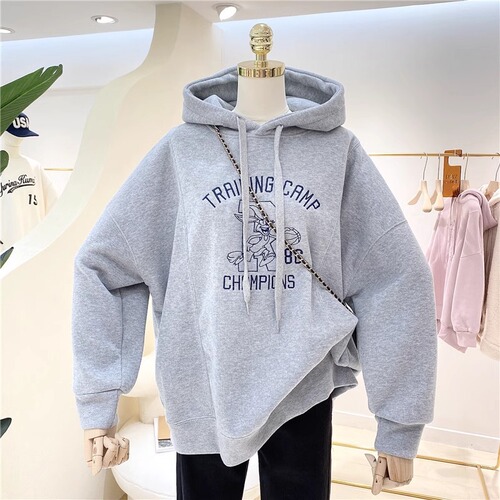【Original Craftsmanship】Cardigan Cartoon Korean Rabbit Loose Plus Size Hooded Sweatshirt Women 2025 Hooded Sweatshirt Outerwear