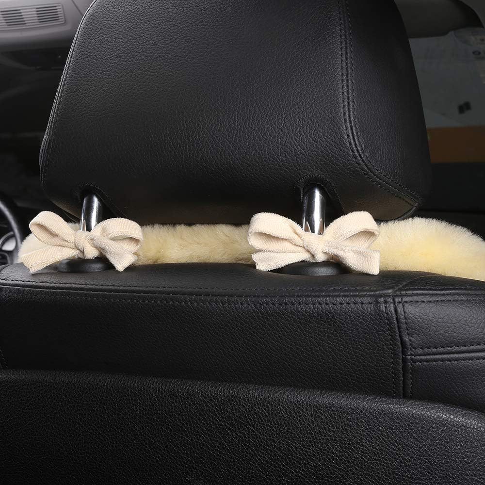 Car Cushion Winter Wool Single Seat Cushion Real Wool Fur One-piece Single Seat Full Leather Cushion Car Cushion