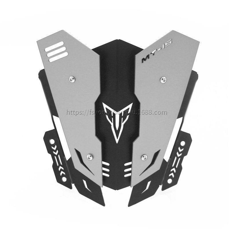 Adecuado para Yamaha MT15 19-20 parabrisas delantero modificado cubierta decorativa pequeña campana deflector