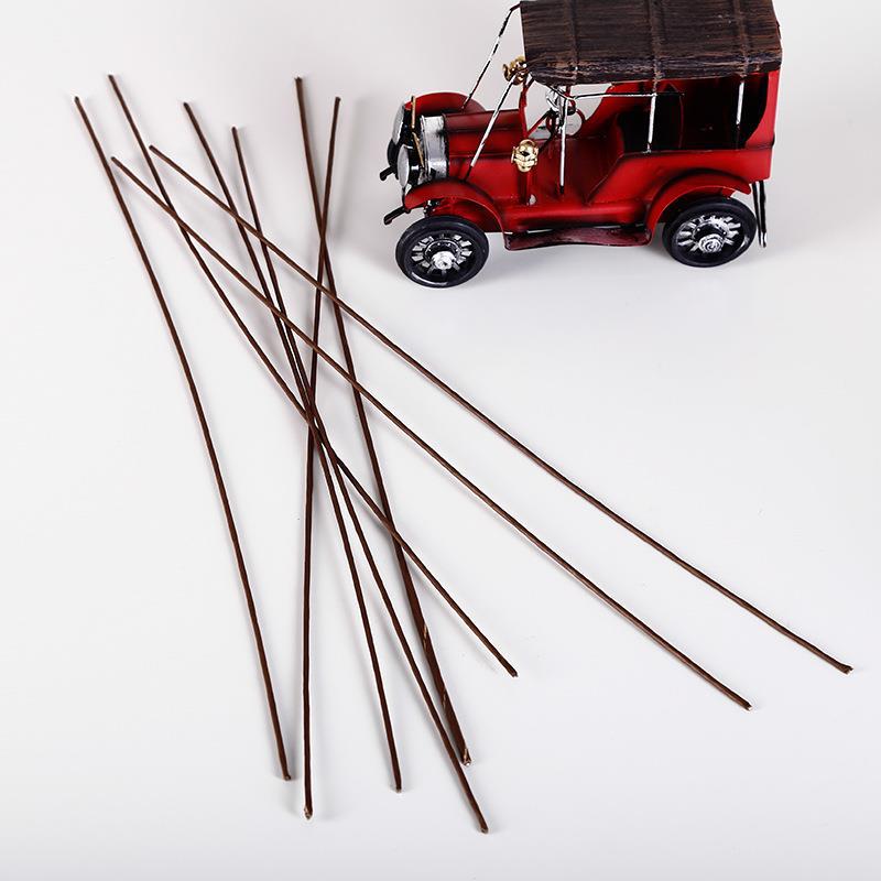 Varilla de hierro de la flor de pino varilla de cono DIY flor seca loto cono de pino flor falsa costura de la flor de alambre de hierro varilla de la flor