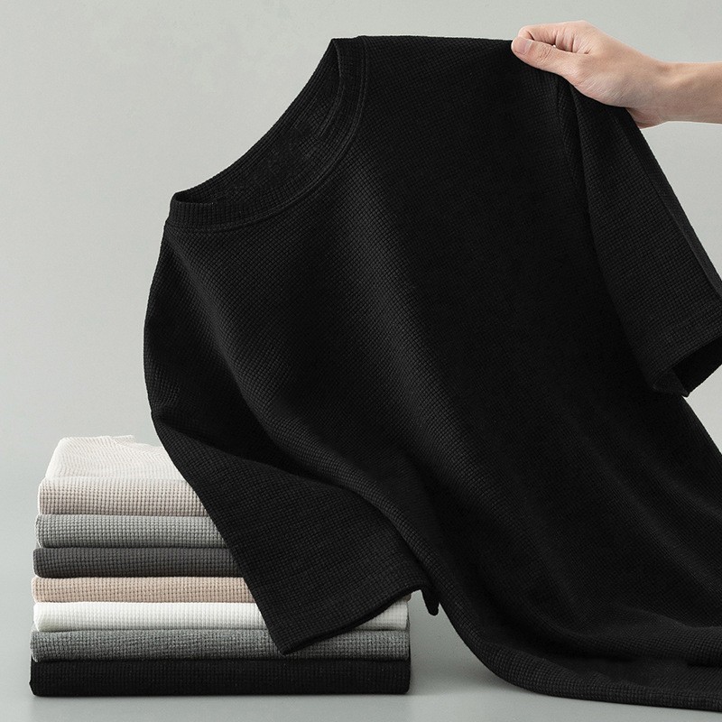 大客户专用 华夫格T恤五分袖