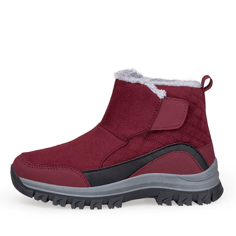 Winter high warm shoes for mother platform, non-slip keep warm boots, plus size, for middle age