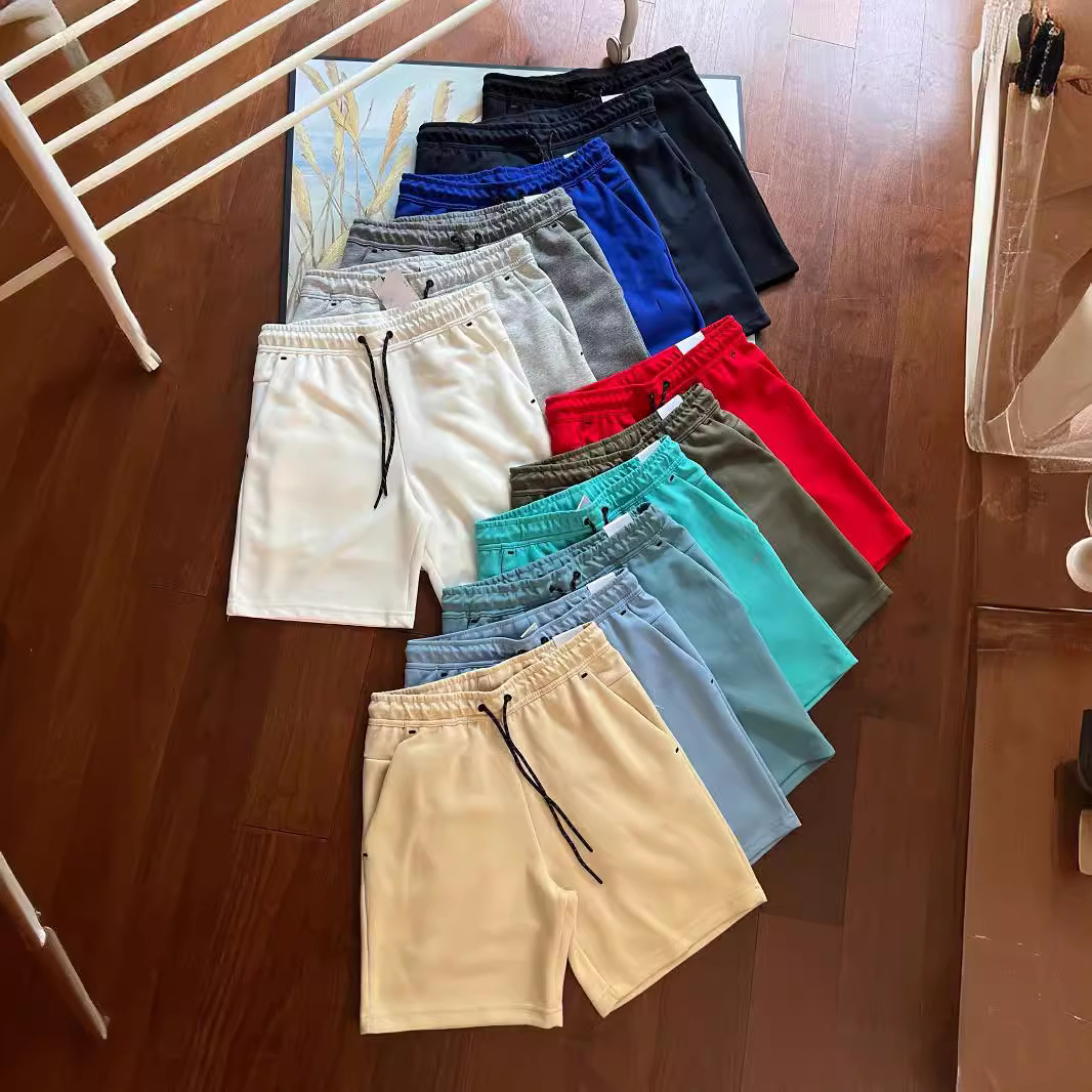 Summer multicoloured shorts for leisure with zipper
