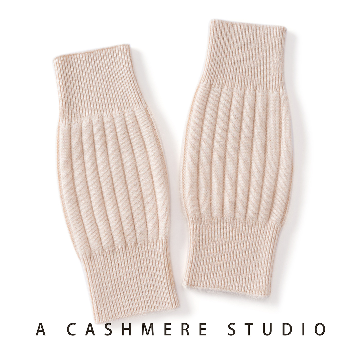 Autumn and winter thickened cashmere knee warmers, warm cashmere knitted long leg warmers for men and women, joint protection for the elderly against the cold