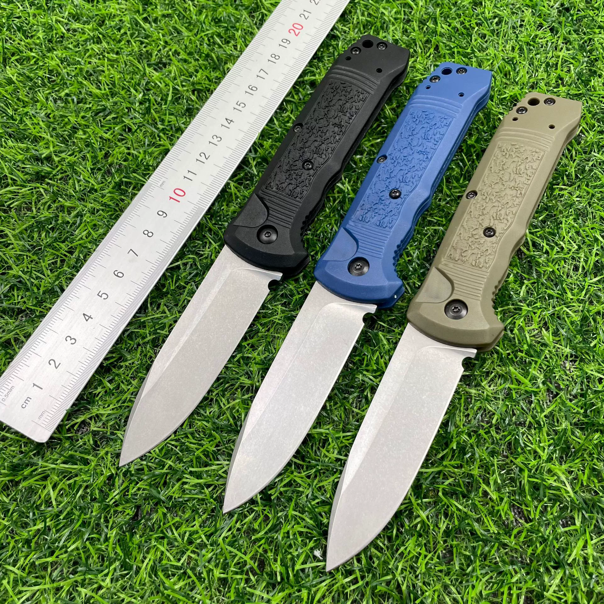Складной нож-бабочка Benchmade 4400BK, наружный EDC инструмент с нейлоновой/волоконной рукоятью