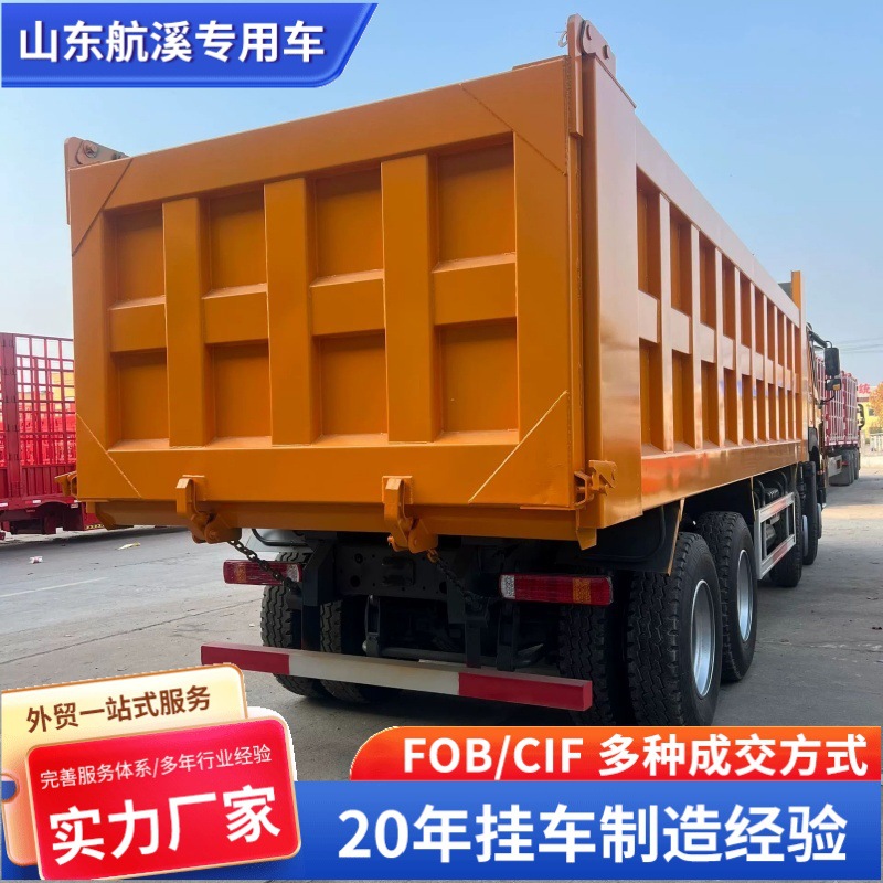 Cross-Border Export of Howo Dump Trucks, Dump Truck Tx8X4, Howo Tipper Truck 8X4 Dump Truck