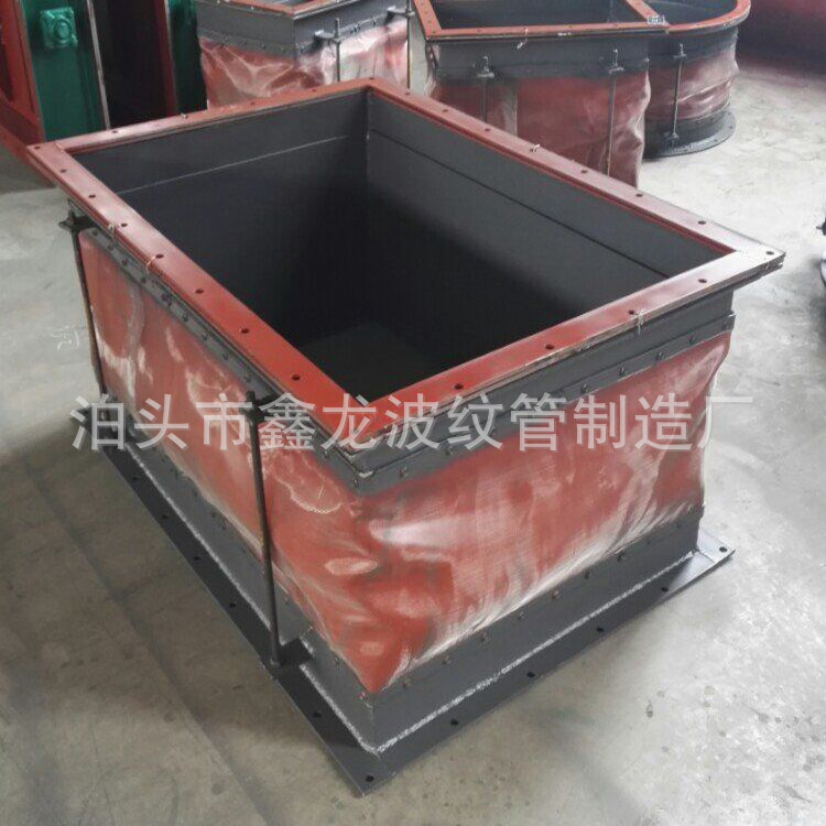 矩形非金属织物软连接 法兰式高温膨胀节 非金属补偿器