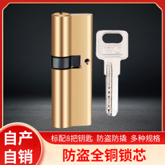 盗難防止ドアロックコア入戸ドアロックコアWJ全銅ロックコア汎用型ABロックコアカバロックコア