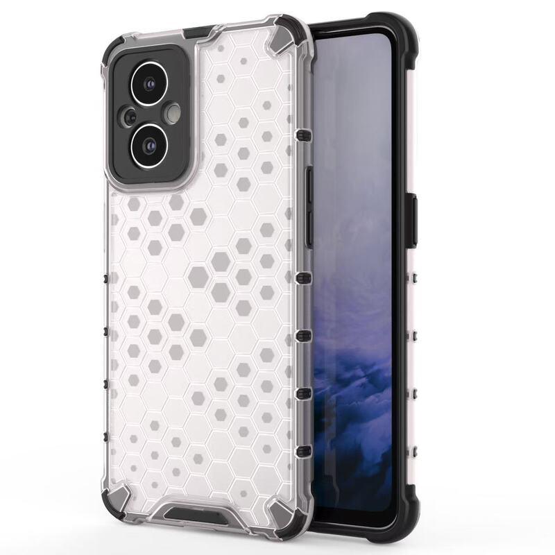 New Model Suitable for Oneplus Ace5/Oneplus 13R Honeycomb Four-Corner Anti-Fall Transparent Mobile Phone Case Oneplus 7T/9Pro/9R