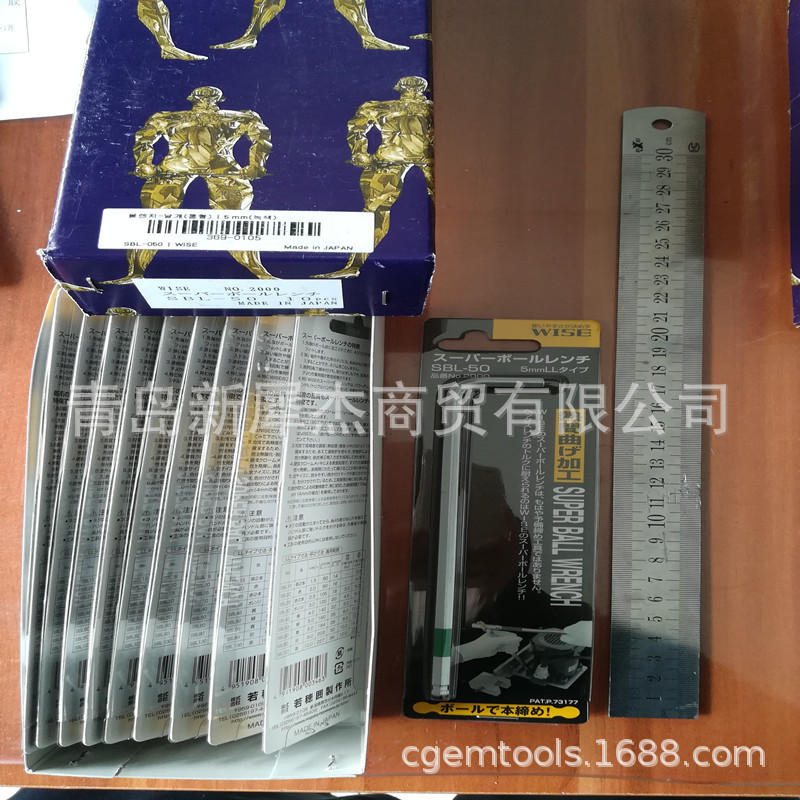 代理经销日本WISE 扳手 日本若穗扳手 日本内六角扳手SBL5、30