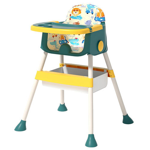 Baby dining chair for eating, foldable, portable, home, baby learning chair, children's multifunctional dining table and chair seat