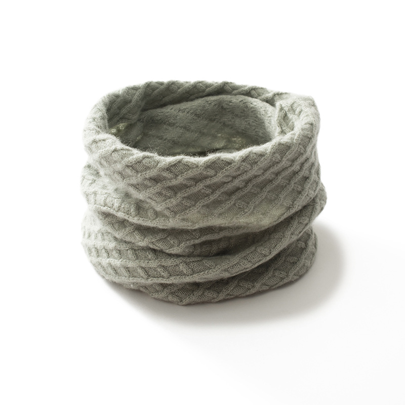 New autumn and winter cashmere neck warmers for men and women, wool warm knitted fake collar neck protector, Korean style pullover neck warmer, versatile